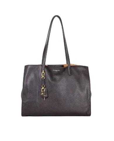 Nannini Shopping bag pelle Helga-M Testa moro Nannini Shopping bag pelle Helga-M Testa moro