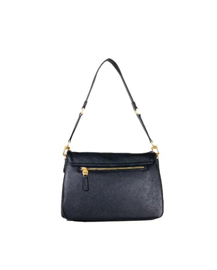 Nannini Borsa in pelle Bice Nero