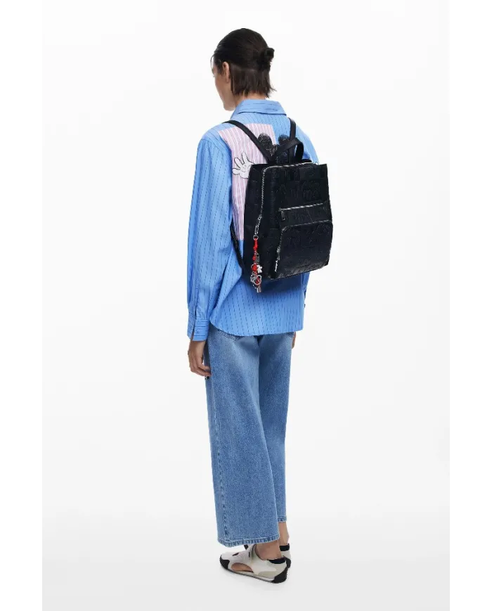 Desigual Zaino donna Mickey Mouse Nero