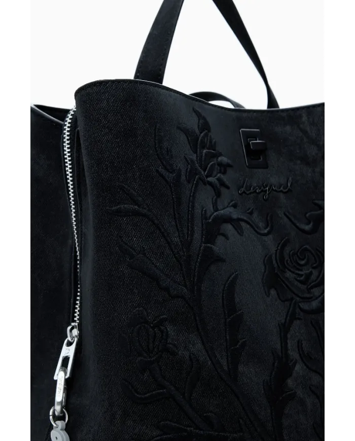Desigual Zaino donna ricamato Nero