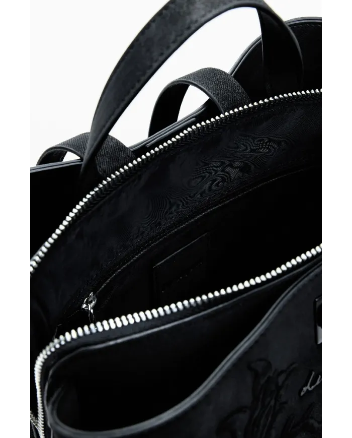 Desigual Zaino donna ricamato Nero