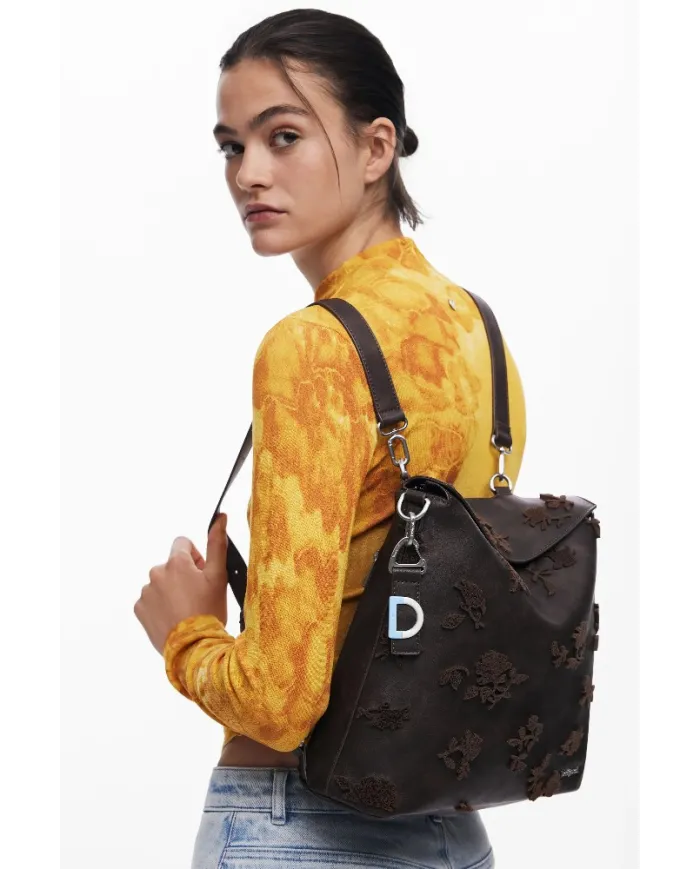 Desigual Borsa zaino Testa moro