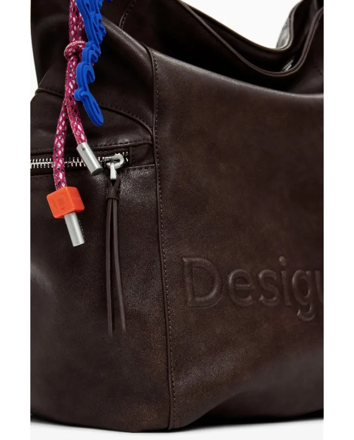 Desigual Borsa zaino Testa moro