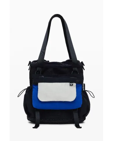 Desigual Borsa zaino nylon Nero/Multicolor