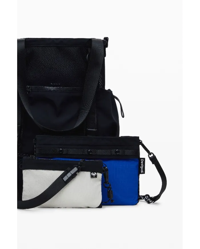 Desigual Borsa zaino nylon Nero/Multicolor