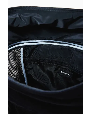 Desigual Borsa zaino nylon Nero/Multicolor