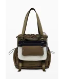 Desigual Borsa zaino nylon Beige