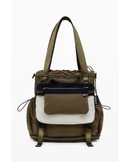 Desigual Borsa zaino nylon Beige