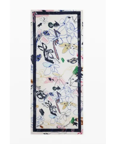 Desigual Foulard donna Avorio/Multicolor