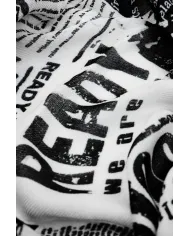 Desigual Foulard donna stampa giornale Nero/Bianco