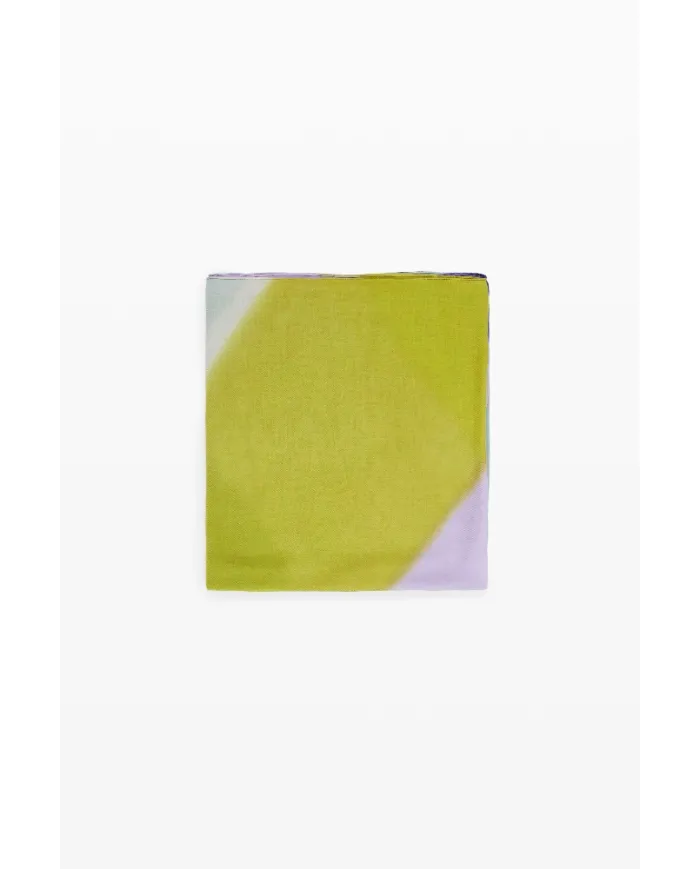 Desigual Foulard donna righe diagonali Multicolor