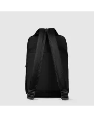 Piquadro Monospalla tessuto Marcel Nero