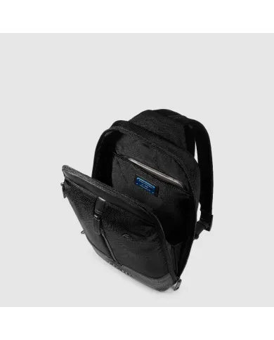 Piquadro Monospalla tessuto Marcel Nero