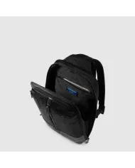 Piquadro Monospalla tessuto Marcel Nero