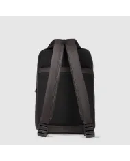 Piquadro Monospalla tessuto Marcel Testa moro