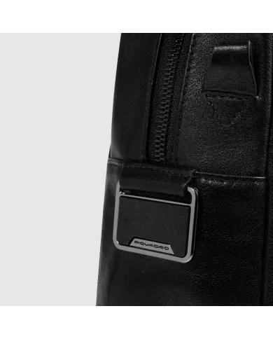 Piquadro Cartella pelle porta pc 15,6" Key Words Nero