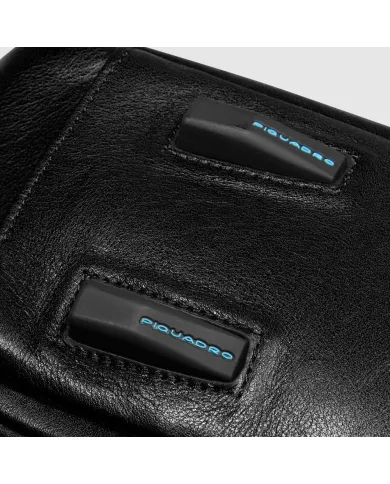 Piquadro Cartella pelle porta pc 15,6" Key Words Nero