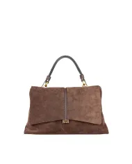 Loristella Borsa a mano pelle scamosciata Kendall Testa moro