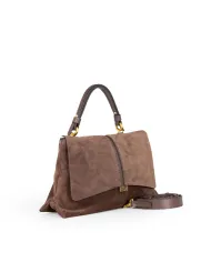 Loristella Borsa a mano pelle scamosciata Kendall Testa moro