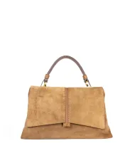 Loristella Borsa a mano pelle scamosciata Kendall Cuoio