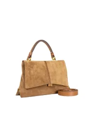 Loristella Borsa a mano pelle scamosciata Kendall Cuoio