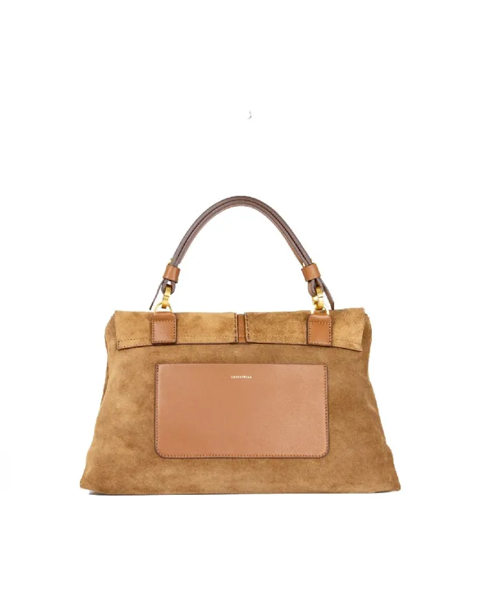 Loristella Borsa a mano pelle scamosciata Kendall Cuoio
