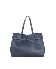 Loristella Borsa grande in pelle Greta Blu