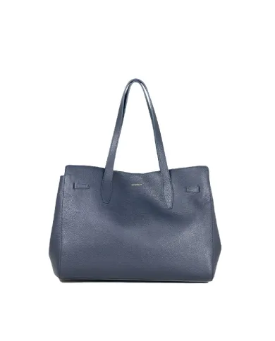 Loristella Borsa grande in pelle Greta Blu