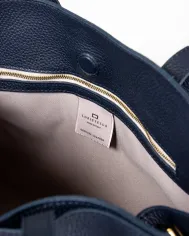 Loristella Borsa grande in pelle Greta Blu