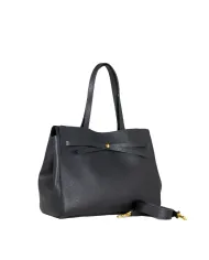 Loristella Borsa grande in pelle Greta Nero