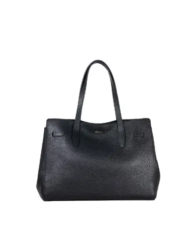 Loristella Borsa grande in pelle Greta Nero