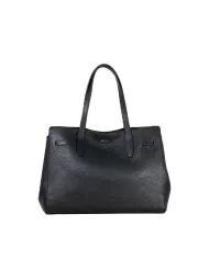 Loristella Borsa grande in pelle Greta Nero