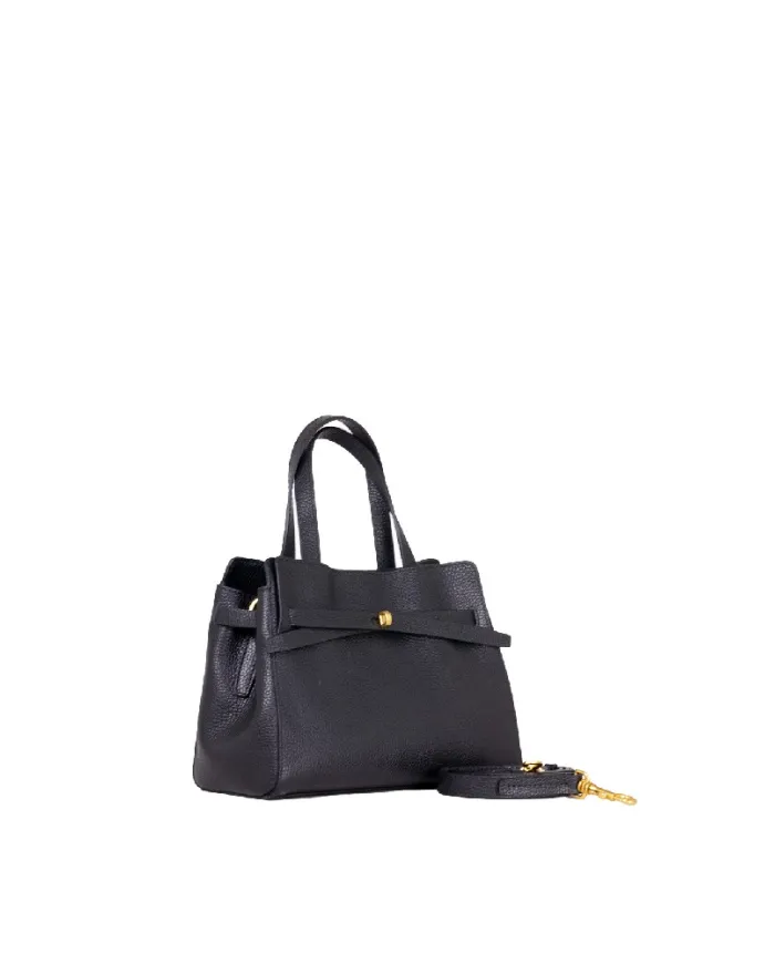 Loristella Borsa piccola pelle Greta Nero