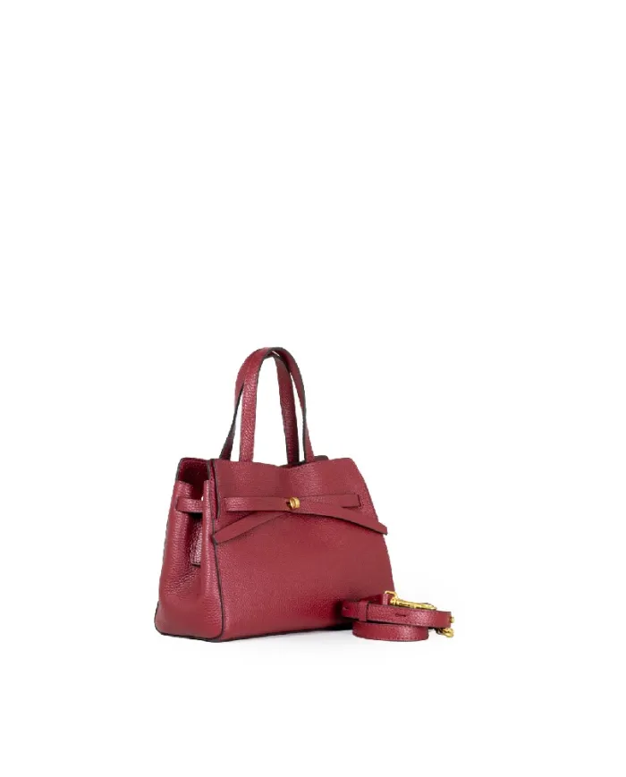 Loristella Borsa piccola pelle Greta Rosso