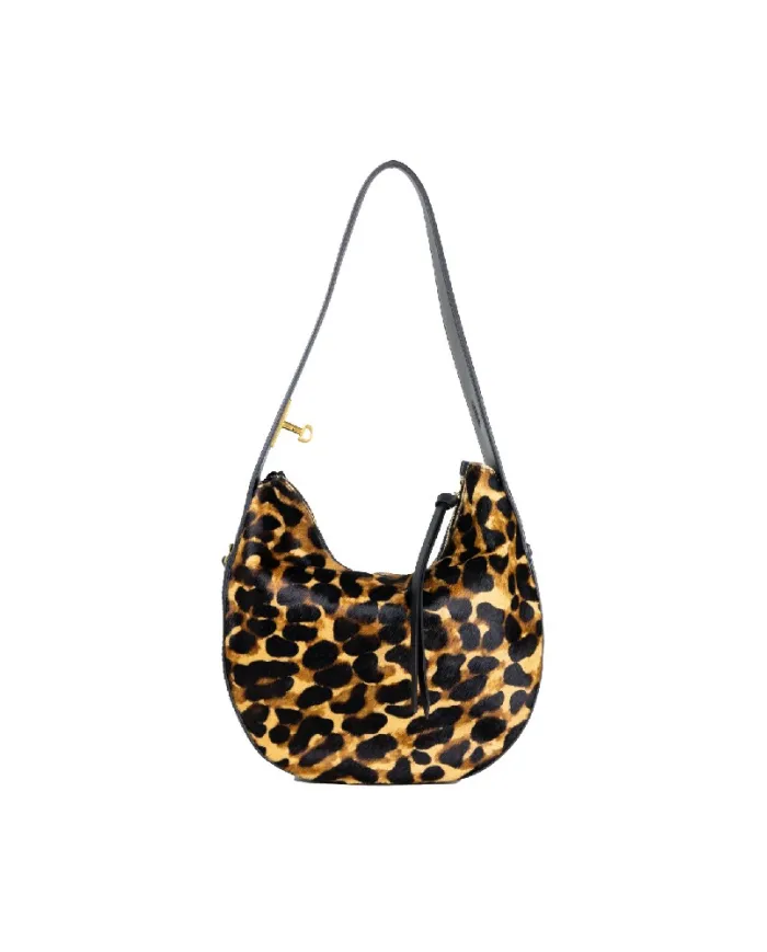 Loristella Borsa piccola cavallino Cloe Maculato/Nero