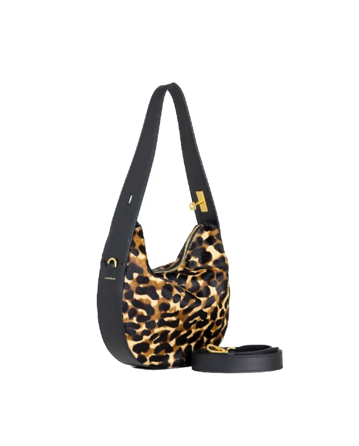 Loristella Borsa piccola cavallino Cloe Maculato/Nero