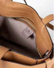 Loristella Borsa grande in pelle Giada Cuoio