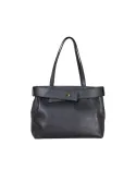 Loristella Borsa grande in pelle Giada Nero