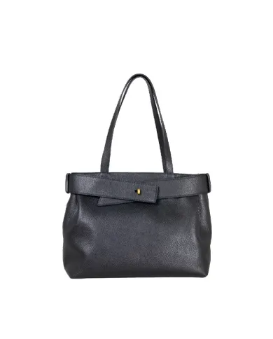 Loristella Borsa grande in pelle Giada Nero