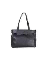 Loristella Borsa grande in pelle Giada Nero