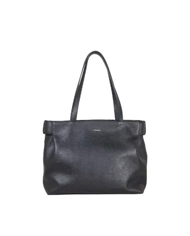 Loristella Borsa grande in pelle Giada Nero