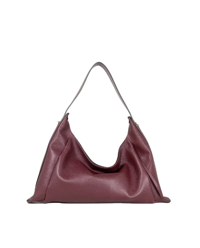 Loristella Borsa grande in pelle Mia Bordeaux
