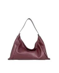Loristella Borsa grande in pelle Mia Bordeaux
