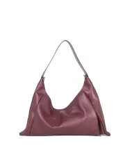 Loristella Borsa grande in pelle Mia Bordeaux