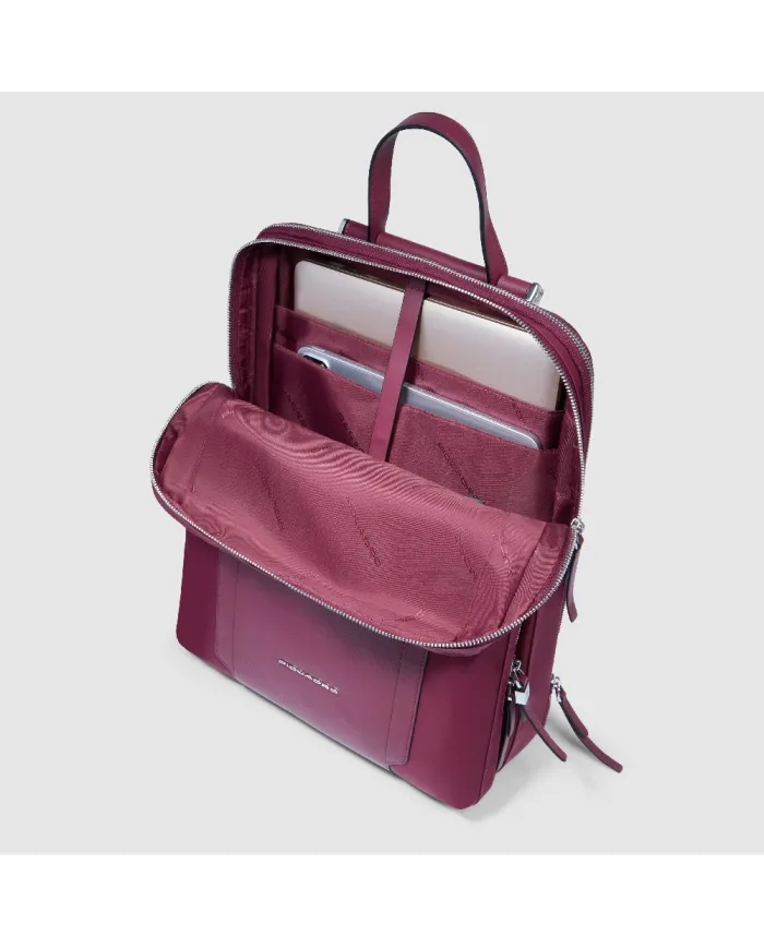 Piquadro Zaino donna porta pc 15,6" Lyra Bordeaux