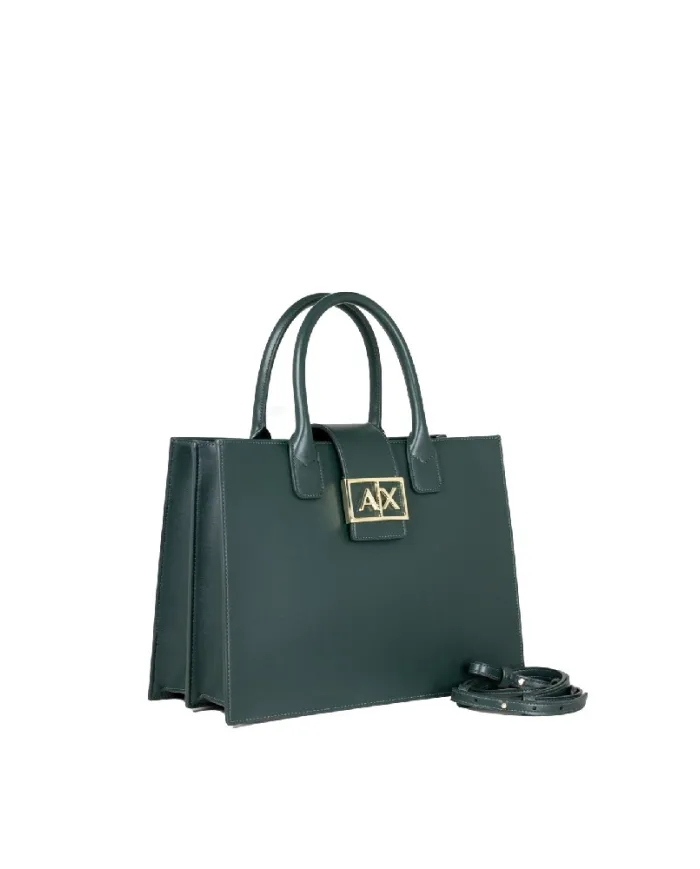 Armani Exchange Borsa a mano grande Verde