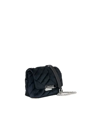 Armani Exchange Borsa piccola velluto Nero