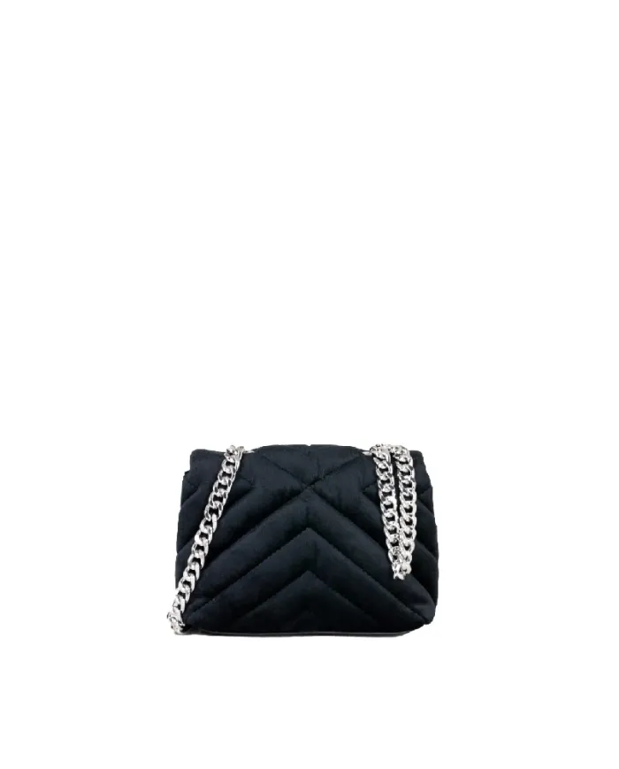 Armani Exchange Borsa piccola velluto Nero