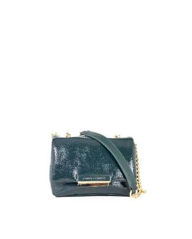 Armani Exchange Borsa piccola vernice Verde