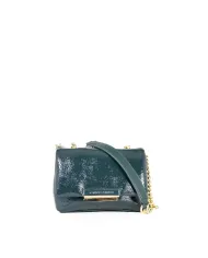 Armani Exchange Borsa piccola vernice Verde
